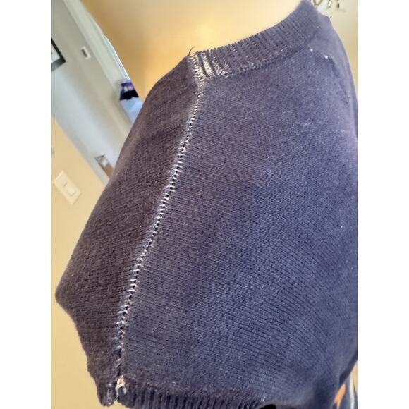 Double D Ranch Knit Sweater Vest Long Duster Helotes Western Thunderbird Size L - Picture 5 of 9